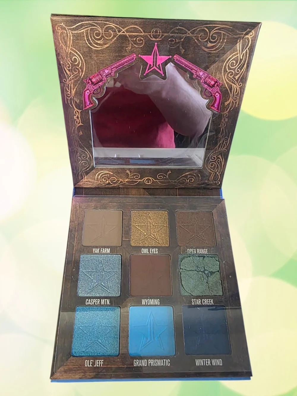 Jeffree Star Cosmetics Star Ranch Eyeshadow Palette Rare Blue Western Palette
